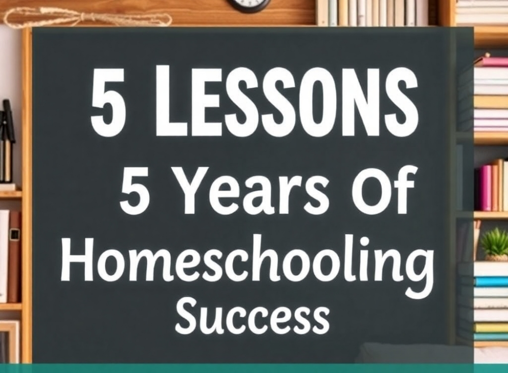5 Lessons From 5 Years Of Homeschooling Success